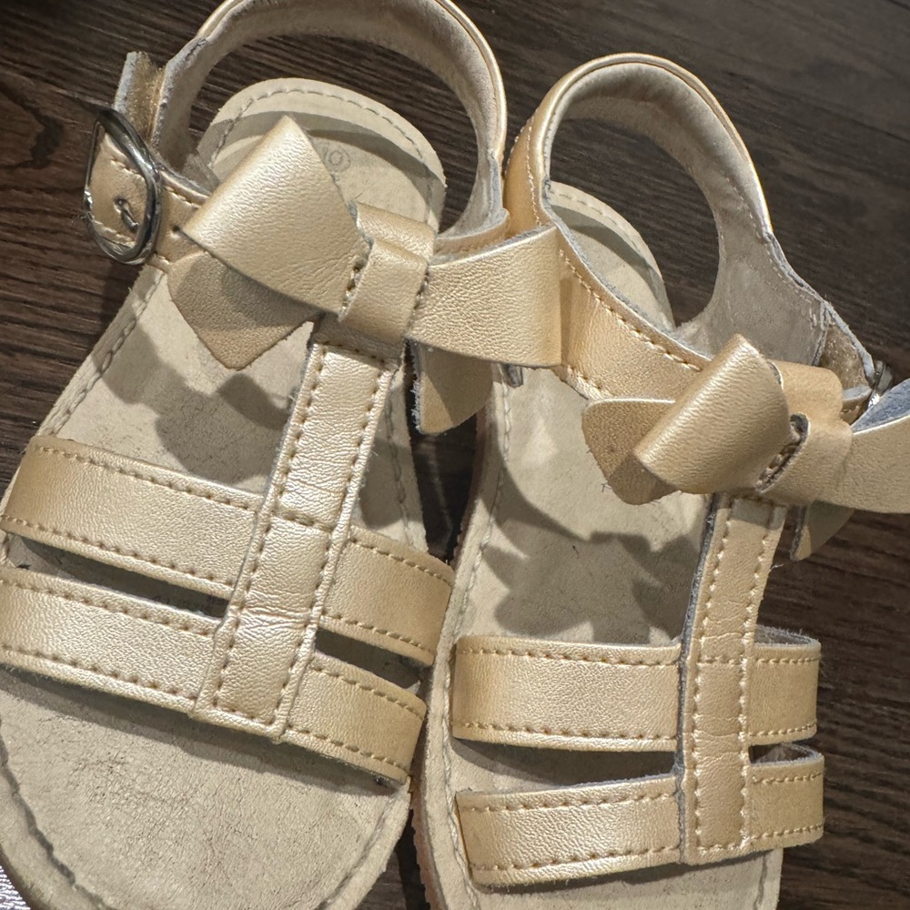 Lamour Gold Kids Sandals - Picture 3 of 3